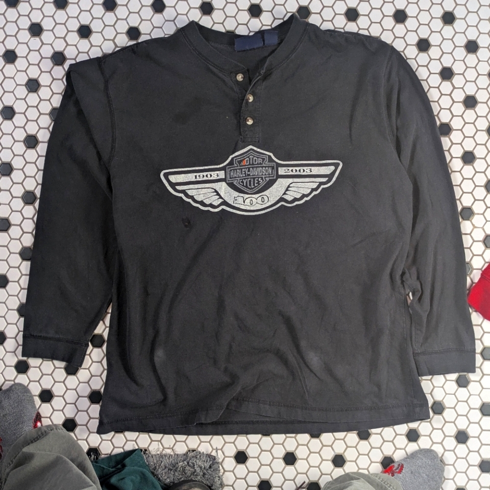Harley Davidson long sleeved shirt